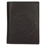 Pánská kožená peněženka Lagen Snori - černá