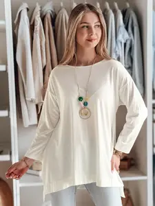 Dámská oversize halenka COMFILA ecru