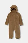 Kojenecký overal The North Face BABY CAMPSHIRE ONE PIECE hnědá barva, NF0A88VXBQ81
