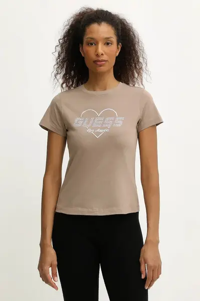 Bavlněné tričko Guess NARCISO