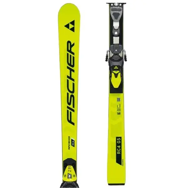 Fischer RC4 WORLDCUP GS JR. 24/25 + Z11 Sjezdové lyže, žlutá, velikost