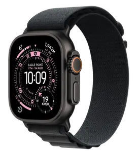 APPLE Watch Ultra 3 GPS + Cellular 49mm černý titan - černý alpský tah - L
