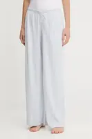 Pyžamové kalhoty Hollister Co. dámské, modrá barva, KI346-5097-208