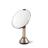 Simplehuman Kosmetická zrcadla - Kosmetické zrcátko s LED Dual light osvětlením, rose gold ST3053