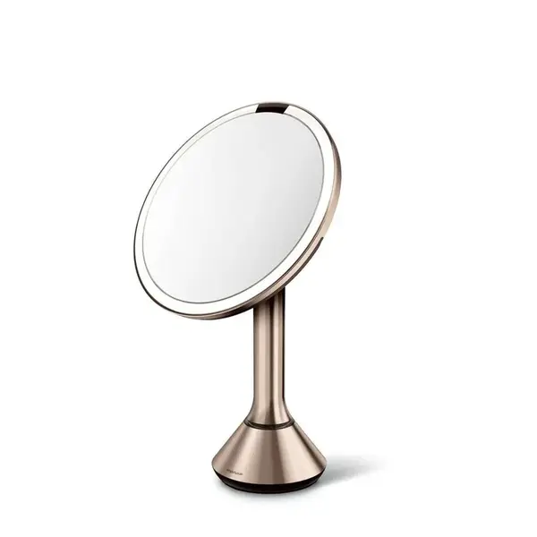 Simplehuman Kosmetická zrcadla - Kosmetické zrcátko s LED Dual light osvětlením, rose gold ST3053