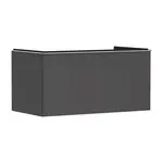 Hansgrohe Xelu Q - Umývadlová skrinka, 50x98x55 cm, 1 zásuvka, matná sivá/chróm 54059000