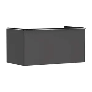 Hansgrohe Xelu Q - Umývadlová skrinka, 50x98x55 cm, 1 zásuvka, matná sivá/chróm 54059000