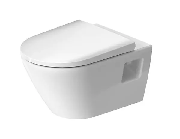 Duravit D-Neo - Závěsné WC se sedátkem SoftClose, Rimless, bílá 45780900A1