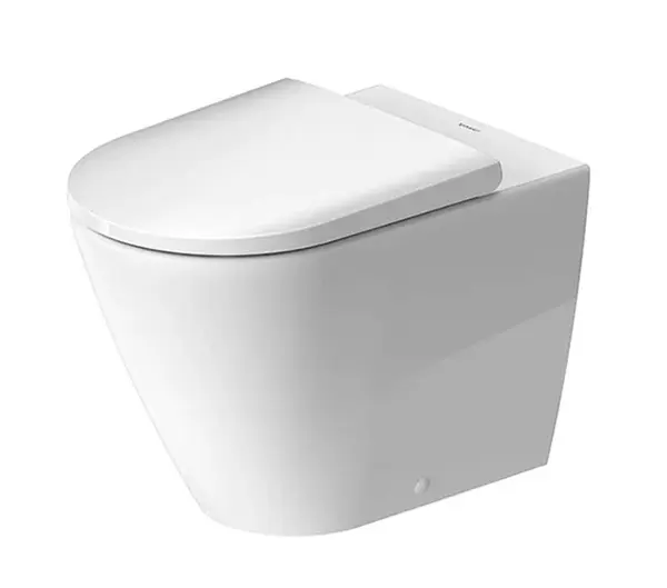 Duravit D-Neo - Stojící WC, zadní odpad, Rimless, bílá 2003090000