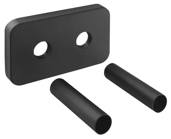 Bruckner Wicher - Krycí rozeta pro středové připojení 50 mm, matná černá 600.315.6