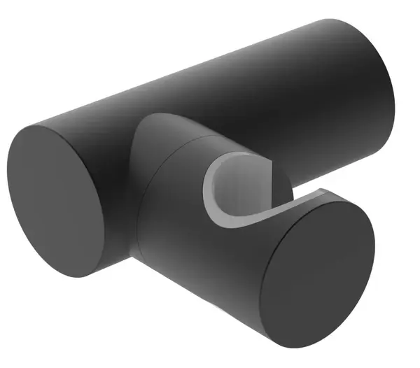 kielle Příslušenství - Nástěnný držák sprchy, matná černá 20901024