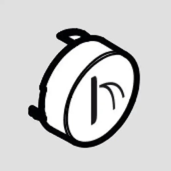 Hansgrohe Príslušenstvo - Tlačidlo na prívalový prúd, biela 92574450