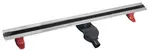 Polysan Slim - Nerezový žlab Spring Black s roštem, délka 120 cm, do prostoru, matná černá SV120B