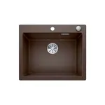 Blanco Pleon 6 - Silgranitový dřez, 62x51 cm, s ovládáním odtoku, InFino, kávová 523695