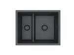 Alveus Omni - Granitový drez 55x45 cm, čierna 1150071