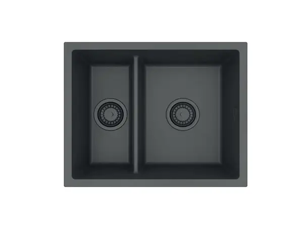 Alveus Omni - Granitový drez 55x45 cm, čierna 1150071
