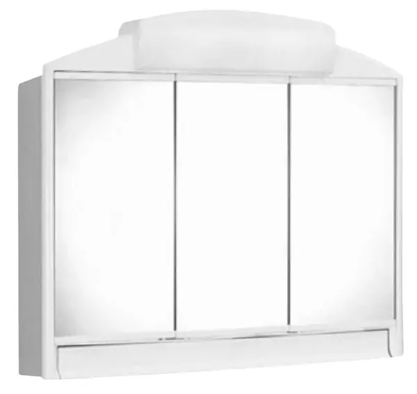 Aqualine Rano - Zrcadlová skříňka 59x51x16 cm, bílá 541302