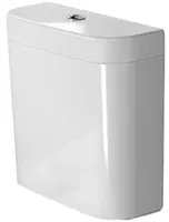 Duravit Happy D.2 - Splachovací nádrž 40x16 cm, připojení vpravo nebo vlevo, s WonderGliss, alpská bílá 09340000851