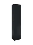 Jika Pure - Vysoká skříňka 180x40x35 cm, 2 dvířka L/P, matná černá H43J2322303531