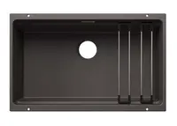 Blanco Etagon 700 - Silgranitový drez, 73x46 cm, s príslušenstvom, sivá skala 527766