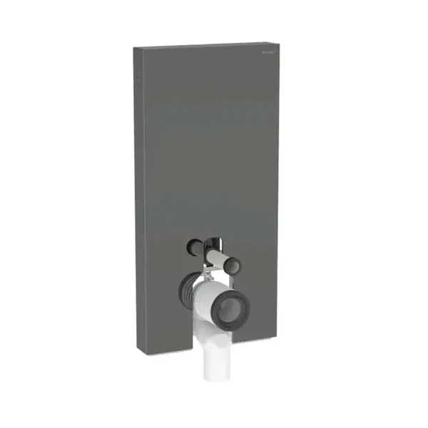 Geberit Monolith Plus - Sanitárny modul na stojace WC, 101 cm, spodný prívod vody, sklo/lávová 131.202.JK.7