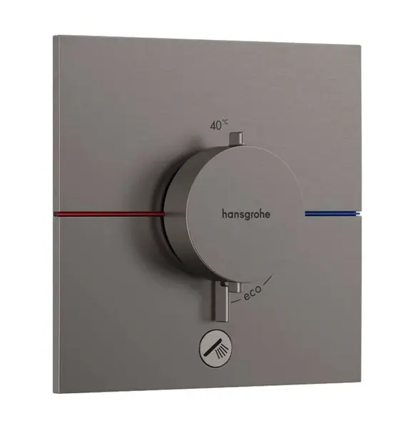 Hansgrohe ShowerSelect Comfort - Termostatická batéria pod omietku, kefovaný čierny chróm 15575340