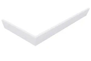 Polysan Karia - Rohový panel 1100x800 mm, pravý, bílá 46812R