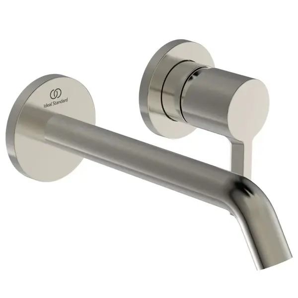 Ideal Standard Joy - Umyvadlová baterie pod omítku, výtok 18 cm, 2-otvorová instalace, Silver Storm A7378GN