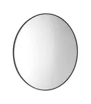 Sapho Arowana - Zrcadlo, průměr 60 cm, matná černá AWB060