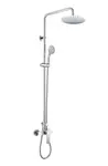 Mereo Mada - Sprchový set s baterií, průměr 20 cm, 3 proudy, chrom CBE60104SCM