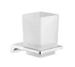 RAV Slezák Nil - Držiak kefiek a pasty, matné sklo/chróm NLA0201