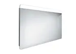 Nimco Zrcadla - Zrcadlo s LED osvětlením, 120x70 cm, hliník ZP 23006