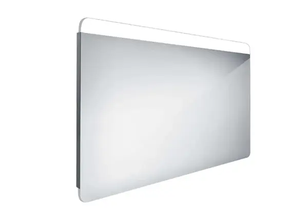 Nimco Zrcadla - Zrcadlo s LED osvětlením, 120x70 cm, hliník ZP 23006