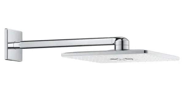 Grohe Rainshower SmartActive Cube - Hlavová sprcha 310, sprchové rameno 43 cm, 2 prúdy, mesačná biela 26479LS0