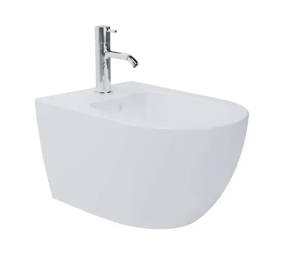 kielle Oudee - Závesný bidet, s prepadom, s otvorom na batériu, biela 30302000