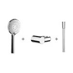 Jika Cubito Pure - Sprchová súprava Cubito-N 13 cm, 4 prúdy, chróm H3651X00043621