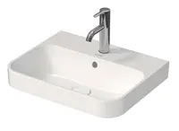 Duravit Happy D.2 Plus - Umývadlo na dosku, 50x40 cm, s prepadom, s otvorom na batériu, biela 2360500000