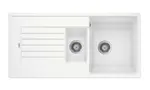 Blanco Zia 6 - Silgranitový drez, 100x50 cm, biela 514742