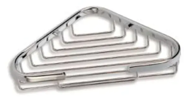 Novaservis Drôtený program - Rohová drôtená polička, chróm 6065,0