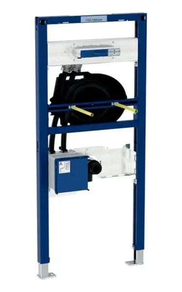 Geberit Duofix - Předstěnová instalace pro umyvadlo, 112 - 130 cm, pro nástěnné armatury ONE pod omítku, s funkčním boxem 111.069.00.1