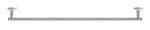Duravit Starck T - Držák ručníku, délka 80 cm, kartáčovaný nerez 0099437000