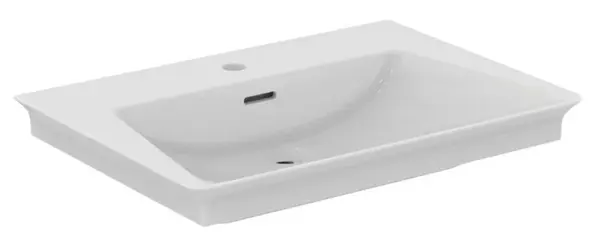 Ideal Standard La Dolce Vita - Umyvadlo, 66x47 cm, s přepadem, 1 otvor pro baterii, bílá E264401