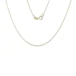 Zlatá dámska retiazka rolo 25 v dĺžke 42 cm KLENOTA