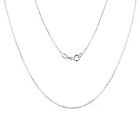 Řetízek ankr 50 cm z bílého zlata KLENOTA