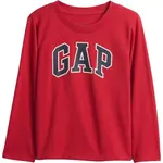 GAP V-FRCH LS LOGO TEE Detské tričko, červená, veľkosť 5Y