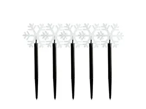 Dekorace vánoční HOME 59764 Zapichovací sněhová vločka