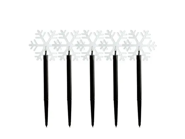 Dekorace vánoční HOME 59764 Zapichovací sněhová vločka