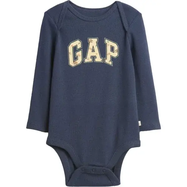 GAP V-FRCH B BF LOGO BS Dětské body, tmavě modrá, velikost