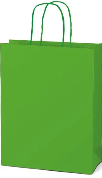 Taška MFP dárková T4 kraft 180x230x100 zelená