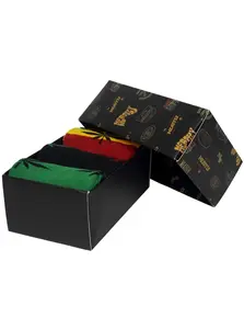 Meatfly pánské ponožky Ganja Green Gift Pack | Mnohobarevná | Velikost S/M